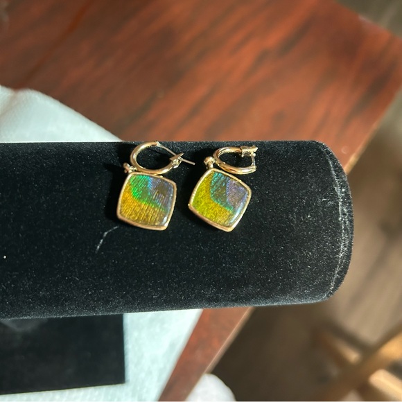 Peacock Earrings - Picture 3 of 4